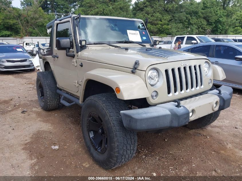 2017 JEEP WRANGLER SAHARA 4X4