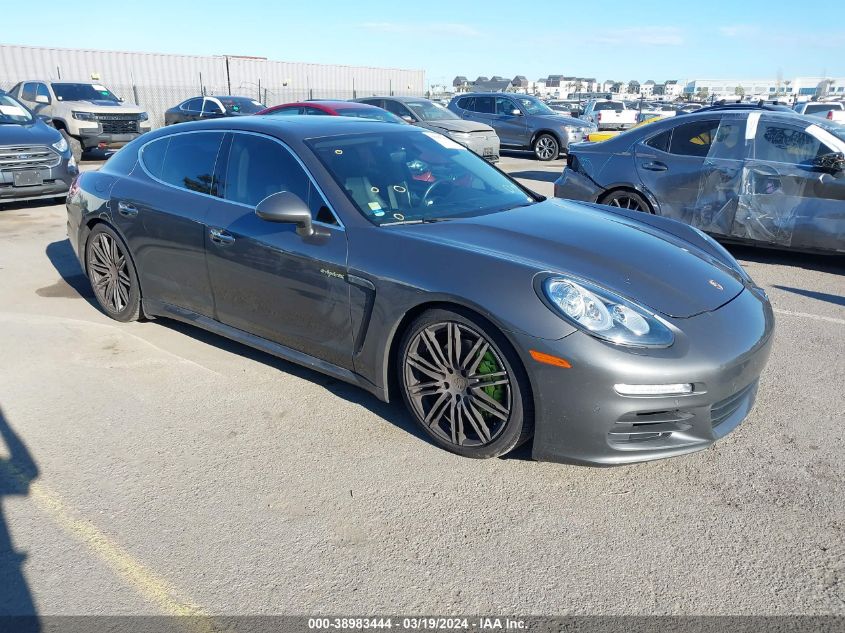 2016 PORSCHE PANAMERA E-HYBRID S