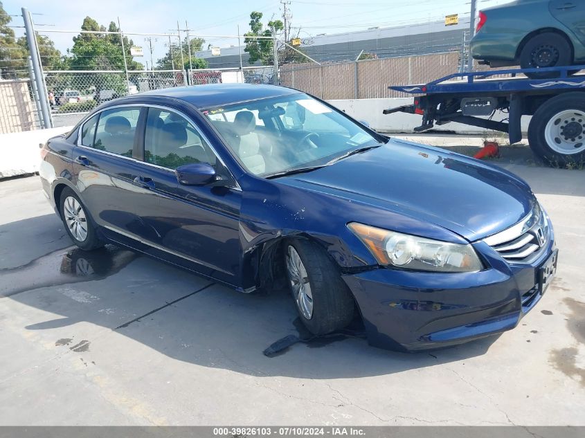 2012 HONDA ACCORD 2.4 LX