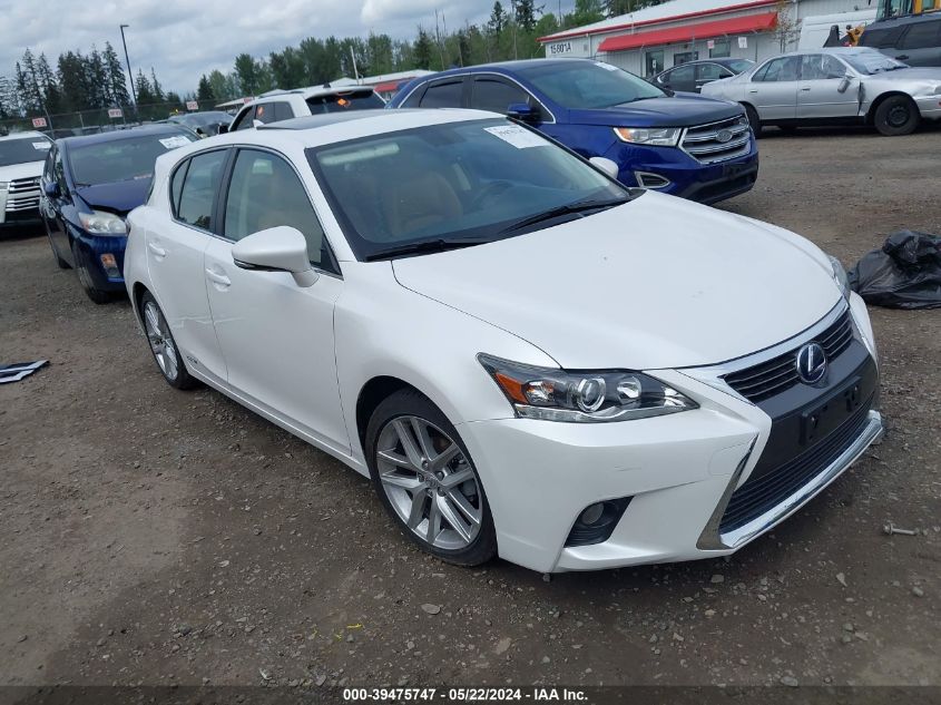 2016 LEXUS CT 200H