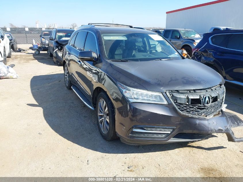 2014 ACURA MDX TECHNOLOGY PACKAGE