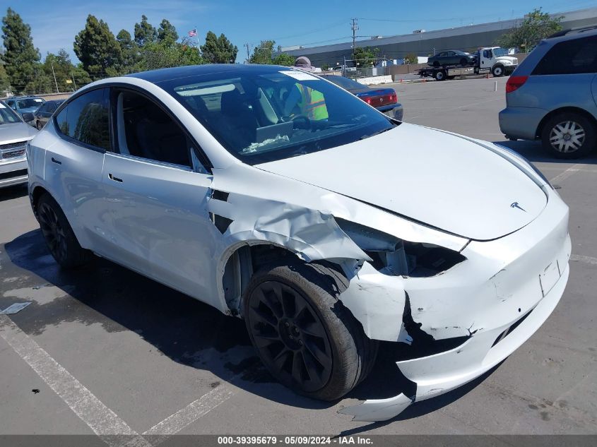 2021 TESLA MODEL Y LONG RANGE DUAL MOTOR ALL-WHEEL DRIVE