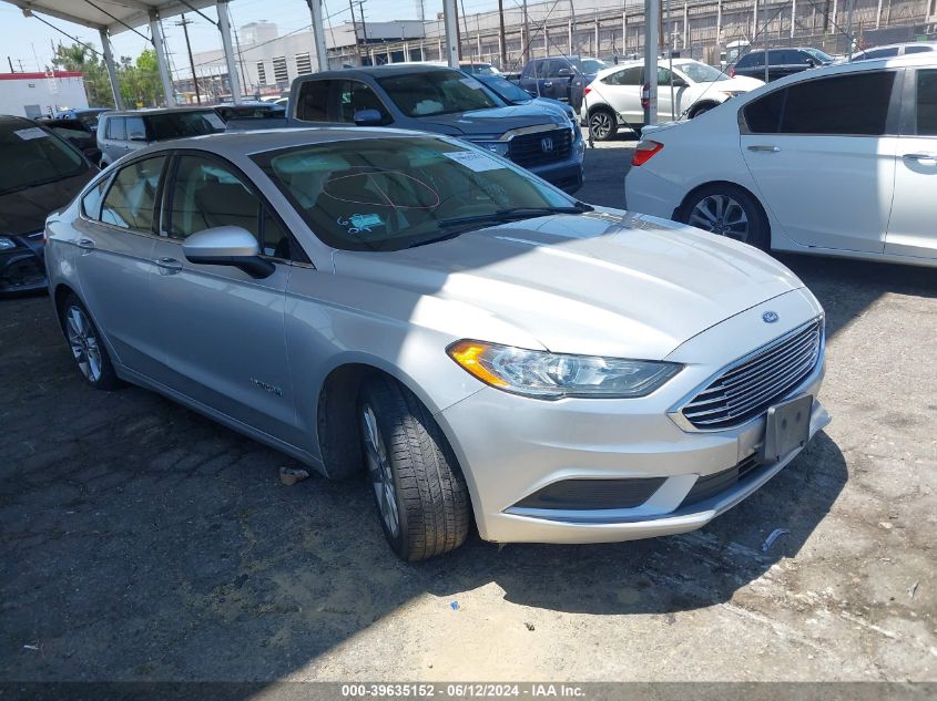 2017 FORD FUSION HYBRID SE