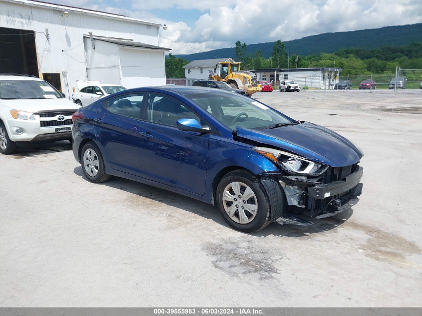 2016 HYUNDAI ELANTRA SE