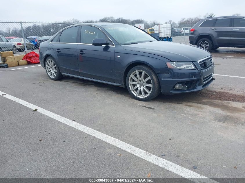 2012 AUDI A4 2.0T PREMIUM