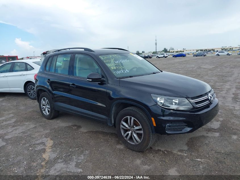 2016 VOLKSWAGEN TIGUAN S