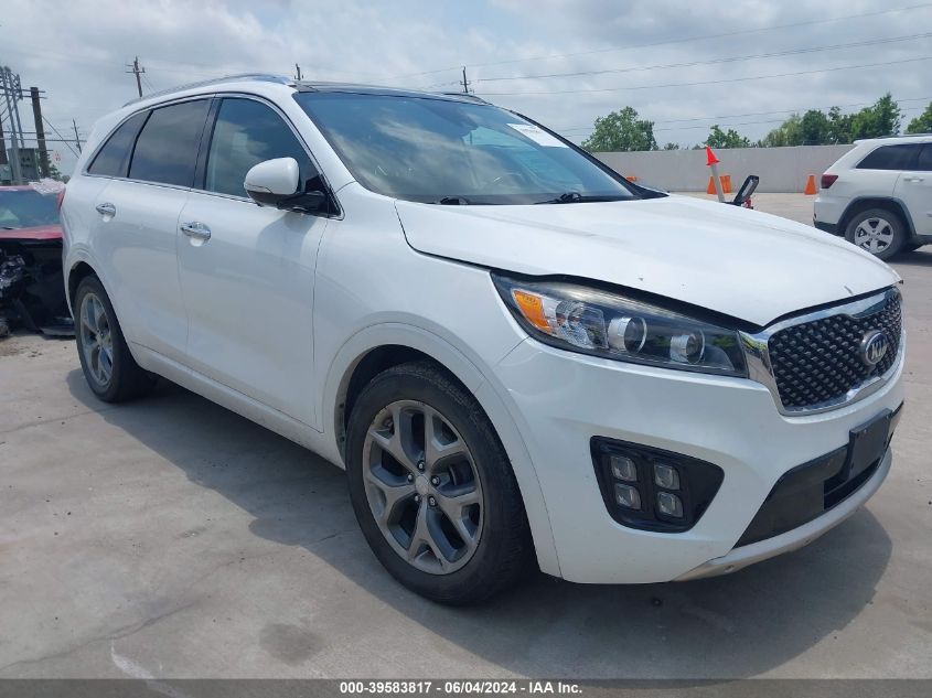 2016 KIA SORENTO 2.0T SXL