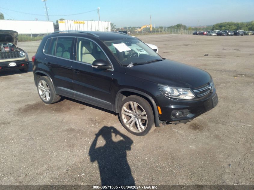 2013 VOLKSWAGEN TIGUAN SEL