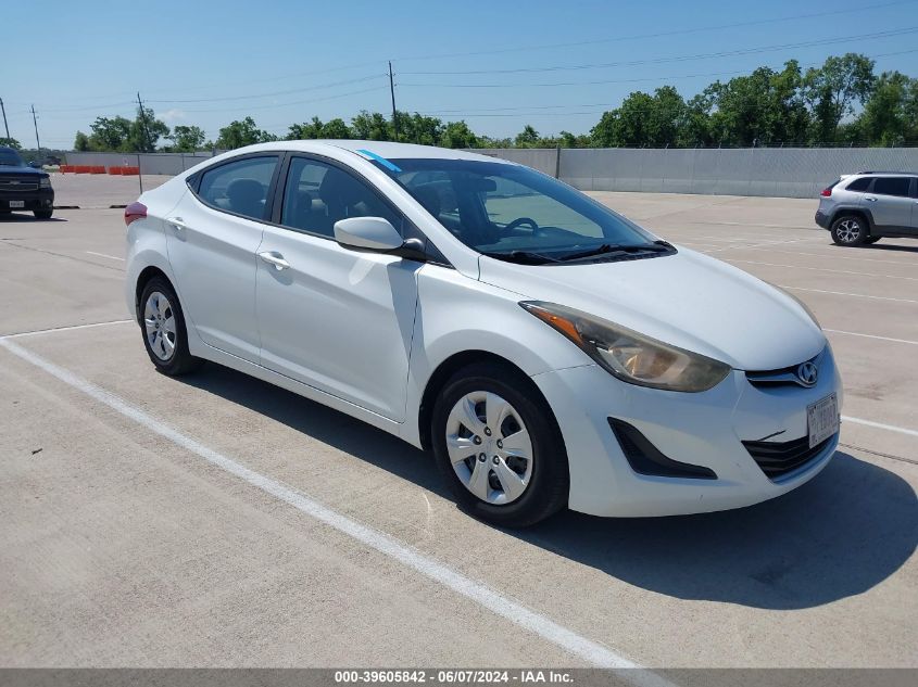 2016 HYUNDAI ELANTRA SE