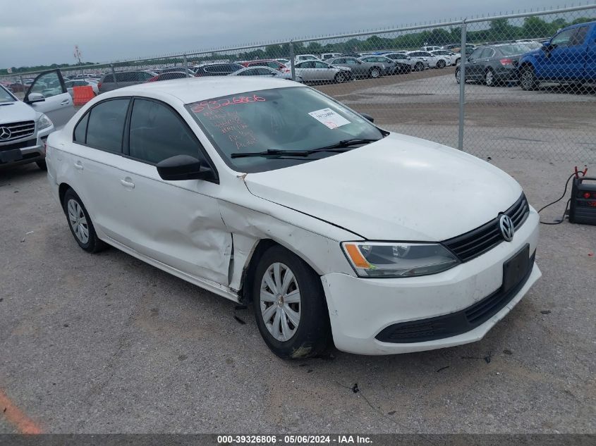 2014 VOLKSWAGEN JETTA 2.0L S