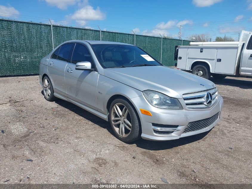 2012 MERCEDES-BENZ C 250 LUXURY/SPORT