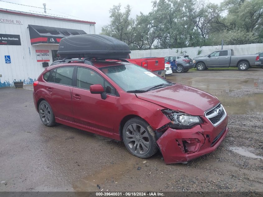 2013 SUBARU IMPREZA 2.0I SPORT PREMIUM