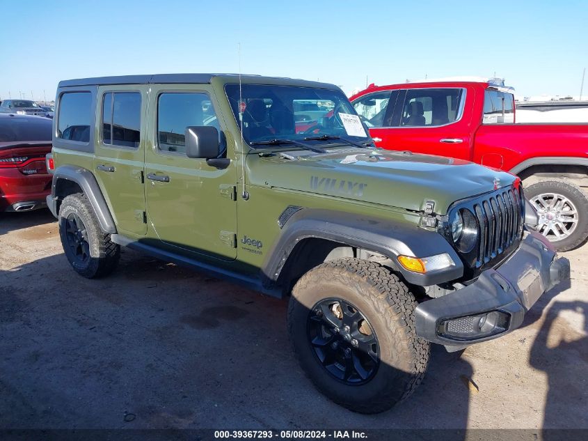 2021 JEEP WRANGLER UNLIMITED WILLYS 4X4