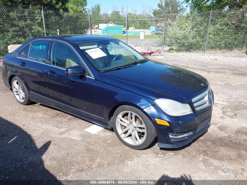 2012 MERCEDES-BENZ C 300 LUXURY 4MATIC/SPORT 4MATIC