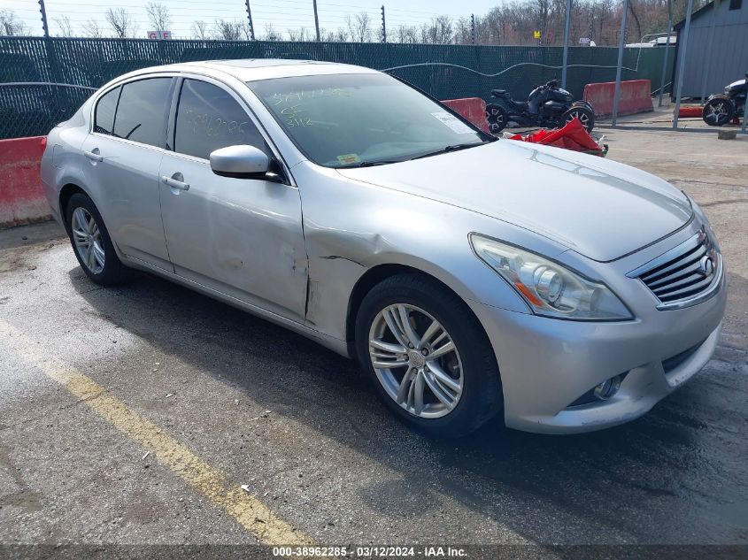 2010 INFINITI G37X