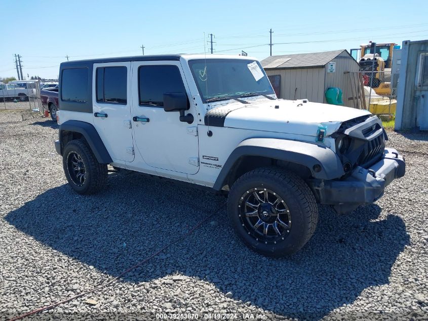 2018 JEEP WRANGLER JK UNLIMITED SPORT 4X4