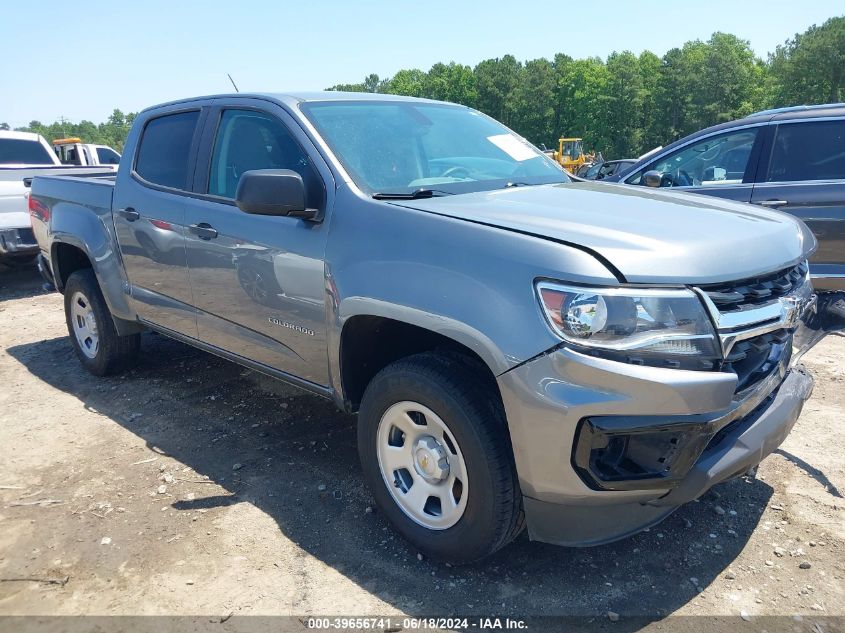 2022 CHEVROLET COLORADO 2WD  SHORT BOX WT