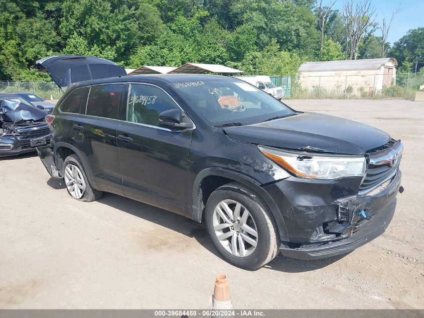 2015 TOYOTA HIGHLANDER LE V6