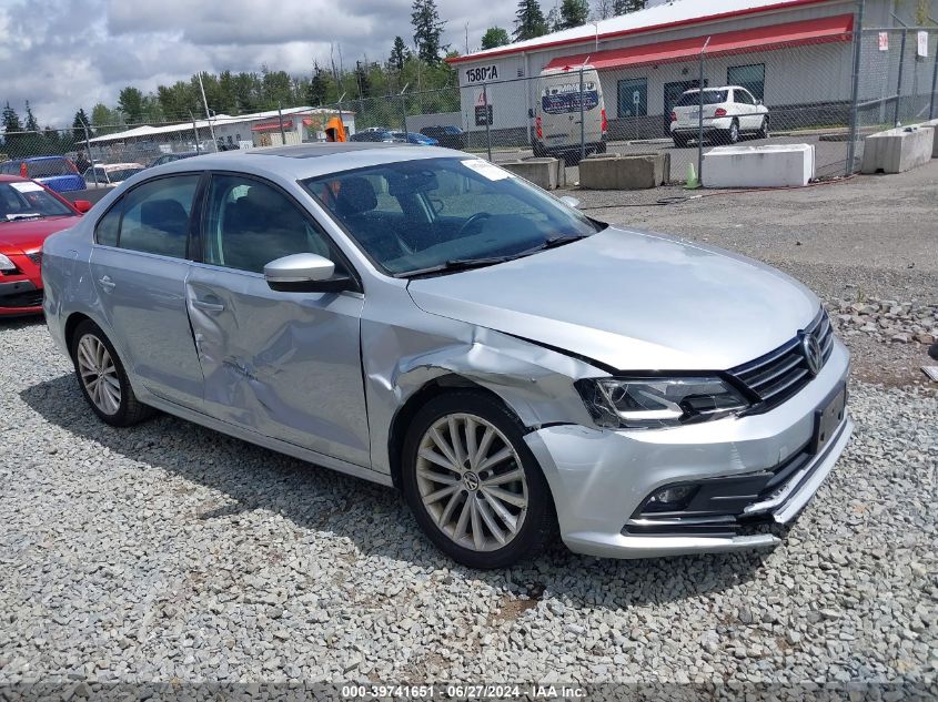 2016 VOLKSWAGEN JETTA 1.8T SEL