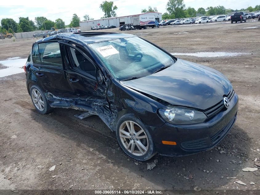 2012 VOLKSWAGEN GOLF 2.5L 4-DOOR