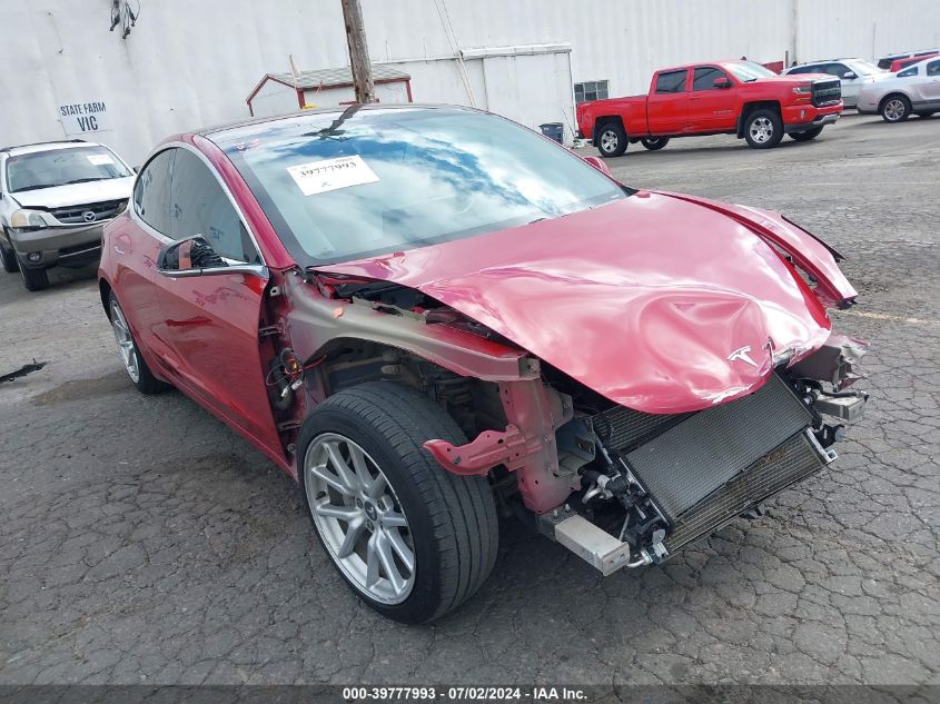 2018 TESLA MODEL 3 LONG RANGE/PERFORMANCE