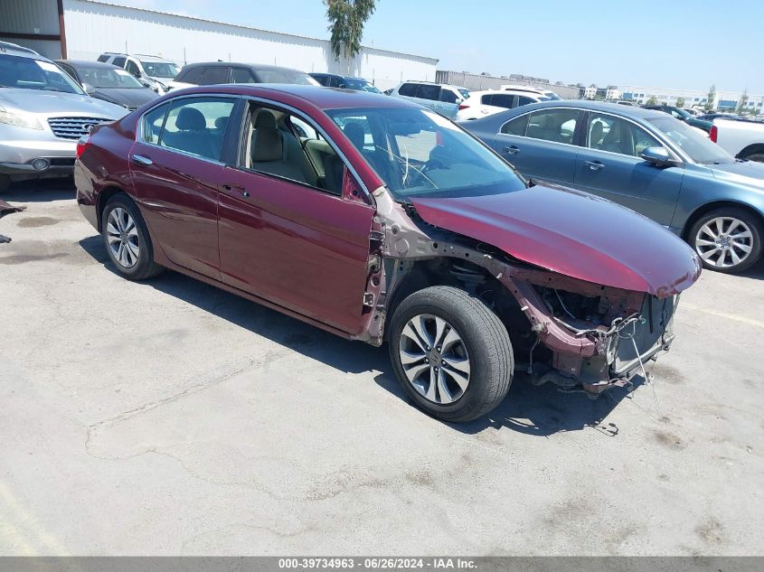 2015 HONDA ACCORD LX