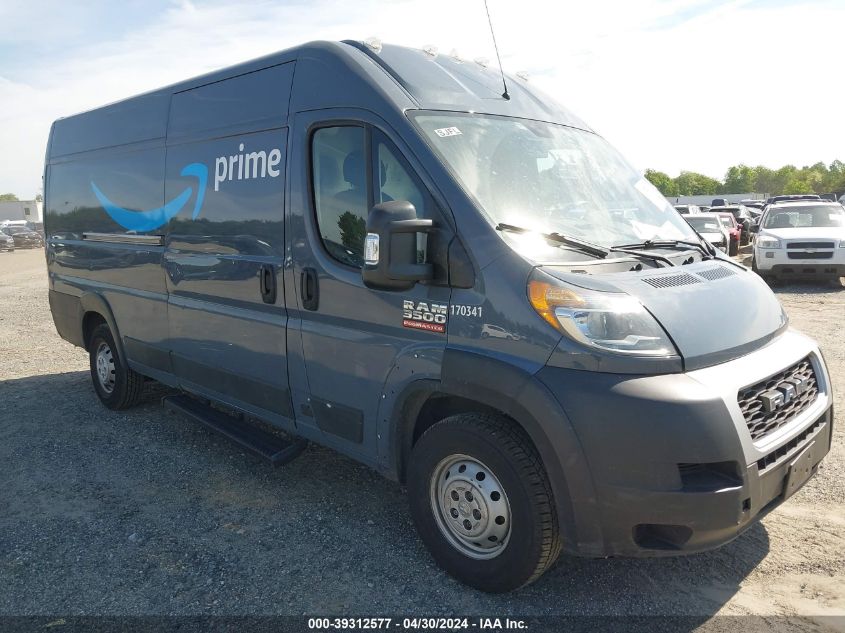 2019 RAM PROMASTER 3500 CARGO VAN HIGH ROOF 159 WB EXT