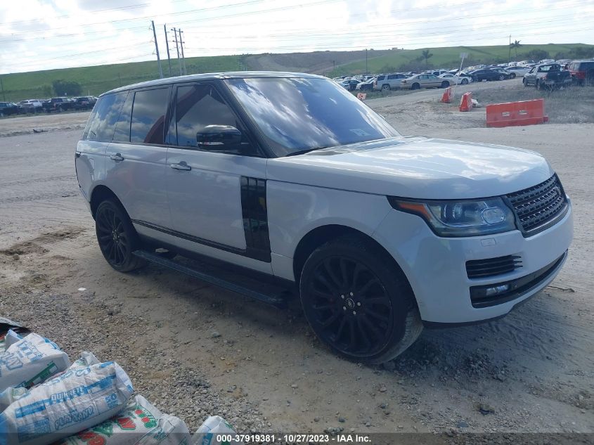 2015 LAND ROVER RANGE ROVER 5.0L V8 SUPERCHARGED AUTOBIOGRAPHY