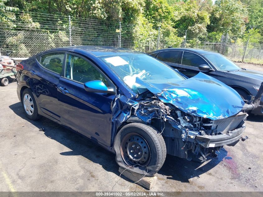 2016 HYUNDAI ELANTRA SE