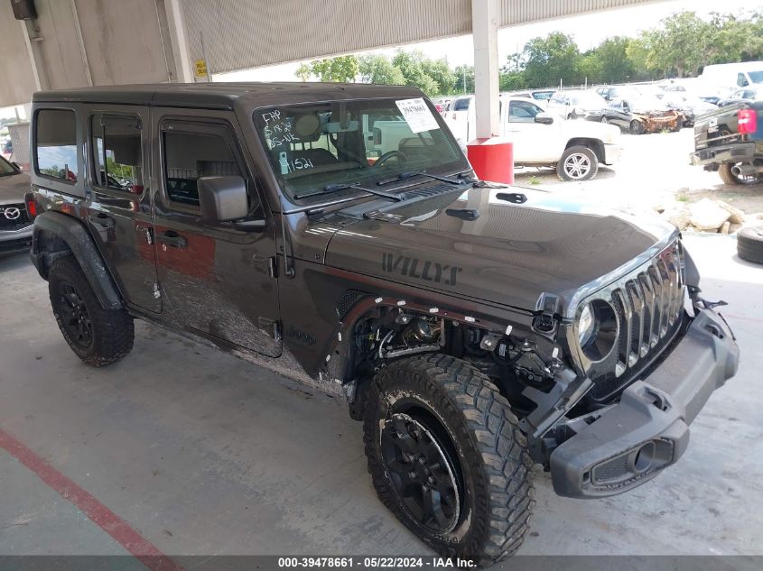 2022 JEEP WRANGLER UNLIMITED WILLYS 4X4