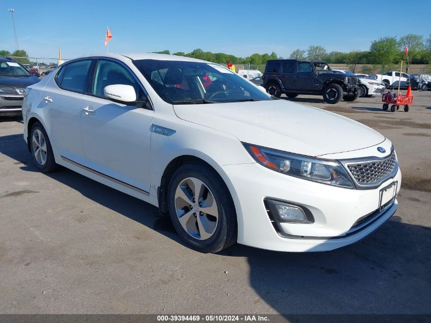 2016 KIA OPTIMA HYBRID