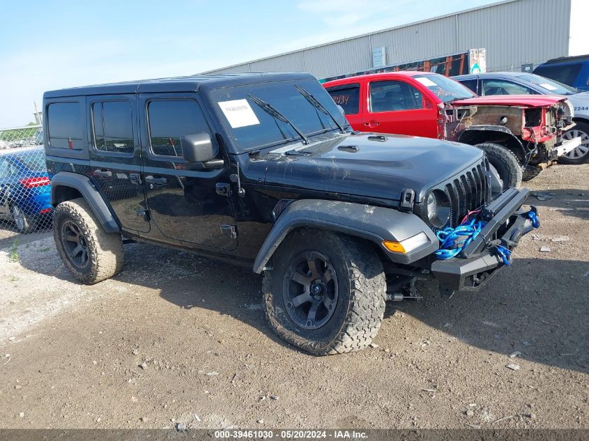 2019 JEEP WRANGLER UNLIMITED SPORT S 4X4