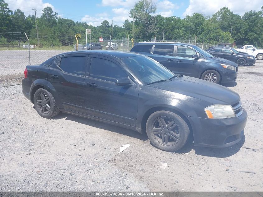 2012 DODGE AVENGER SXT