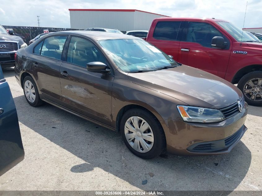 2012 VOLKSWAGEN JETTA 2.0L S