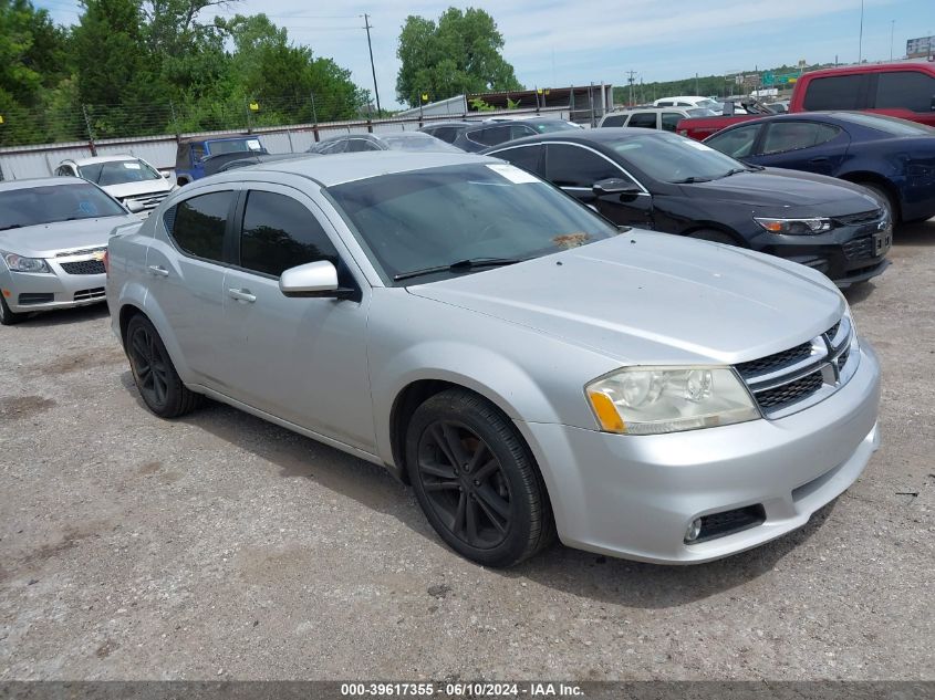 2012 DODGE AVENGER SXT PLUS