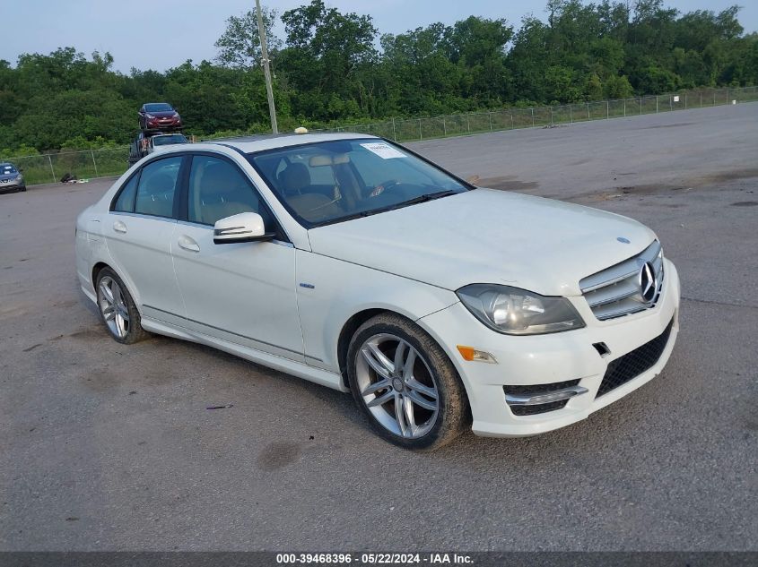 2012 MERCEDES-BENZ C 250