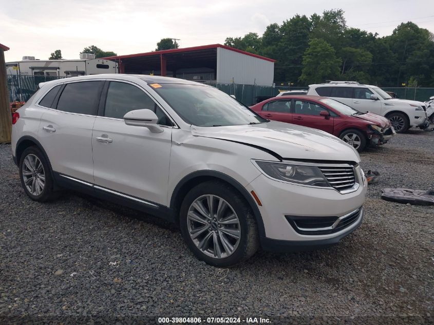 2016 LINCOLN MKX RESERVE