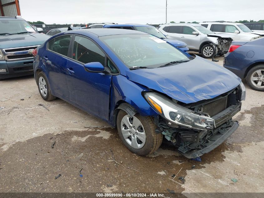 2018 KIA FORTE LX