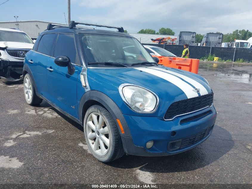 2012 MINI COOPER S COUNTRYMAN