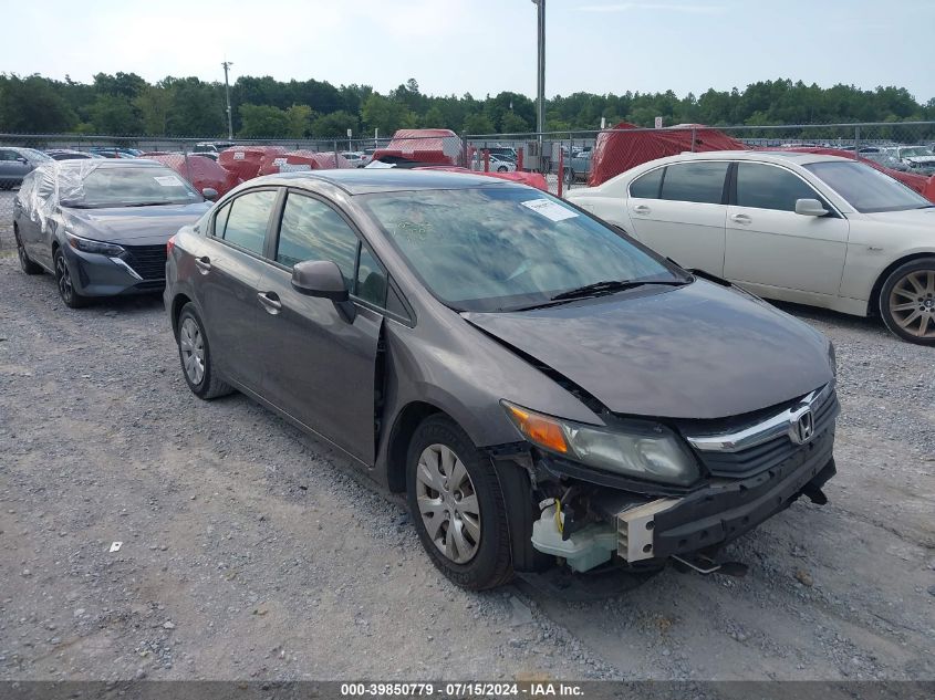 2012 HONDA CIVIC LX