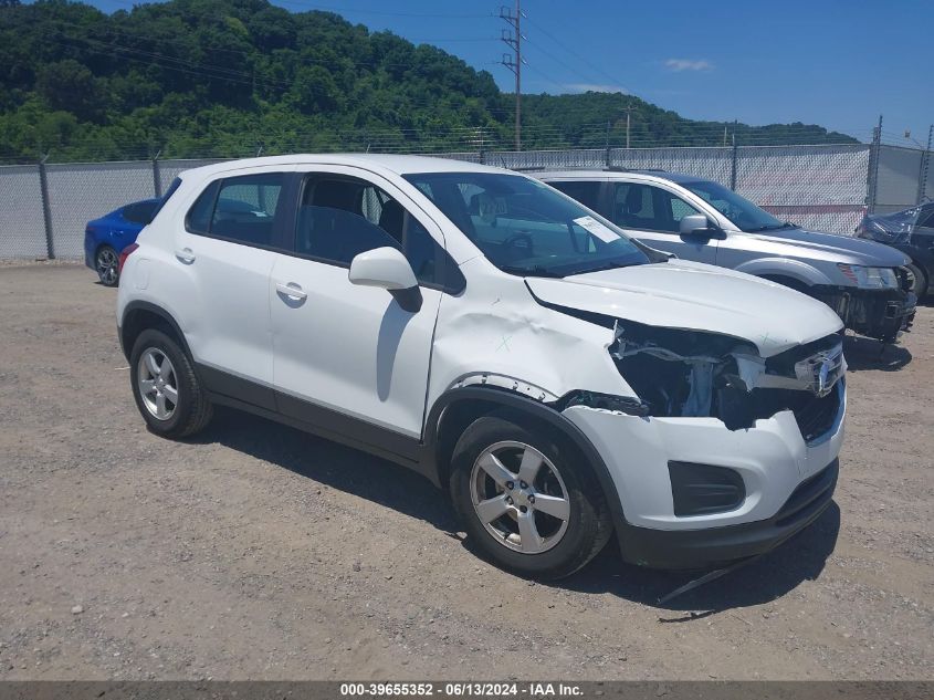 2016 CHEVROLET TRAX 1LS