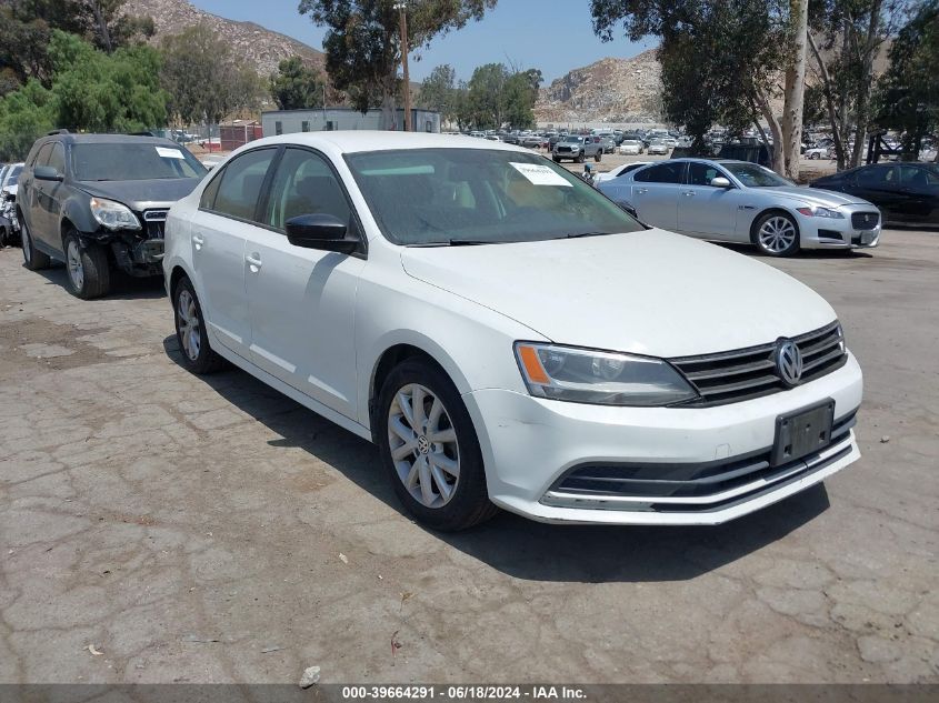 2015 VOLKSWAGEN JETTA 1.8T SE