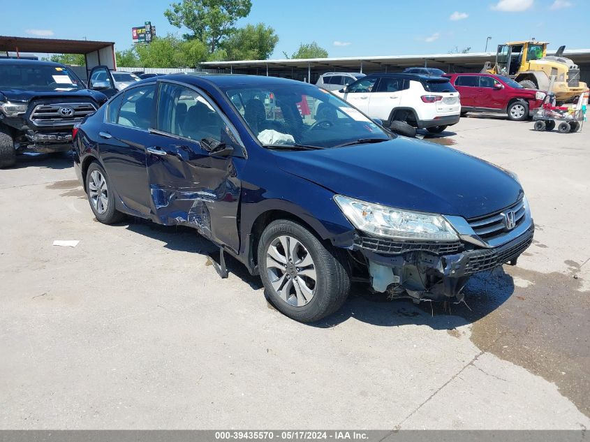 2015 HONDA ACCORD LX