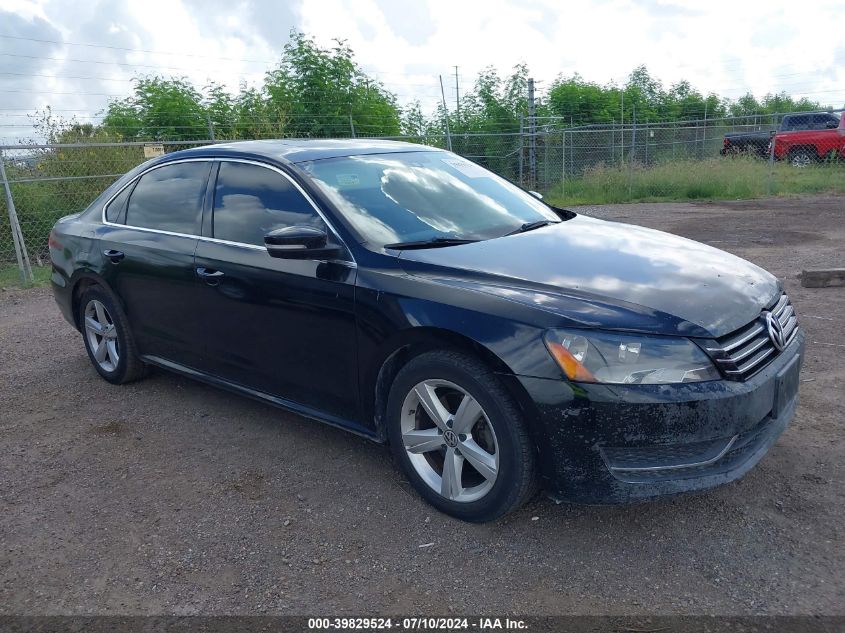 2013 VOLKSWAGEN PASSAT SE W/SUNROOF