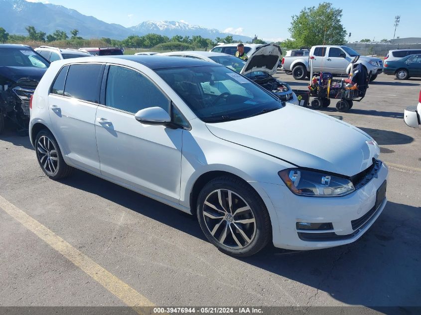 2017 VOLKSWAGEN GOLF S/WOLFSBURG/SE/SEL