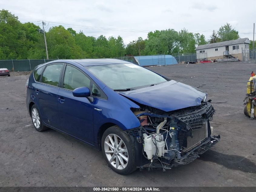 2012 TOYOTA PRIUS V FIVE