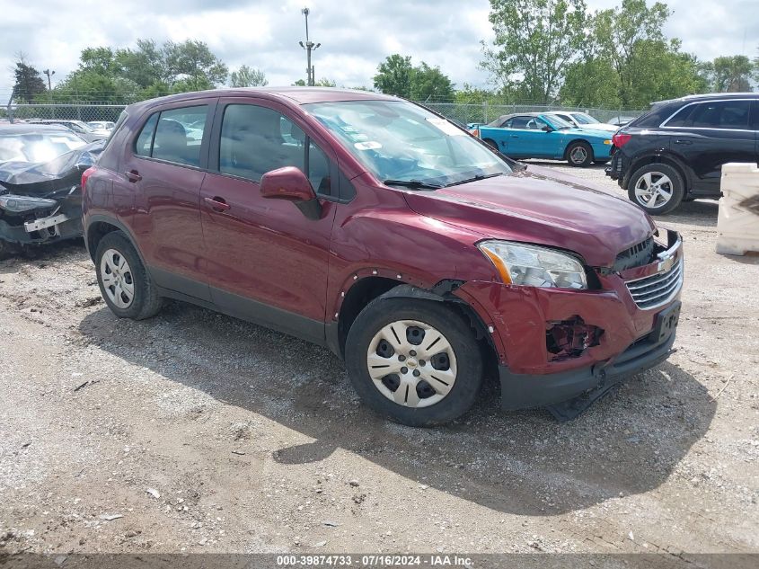 2016 CHEVROLET TRAX 1LS