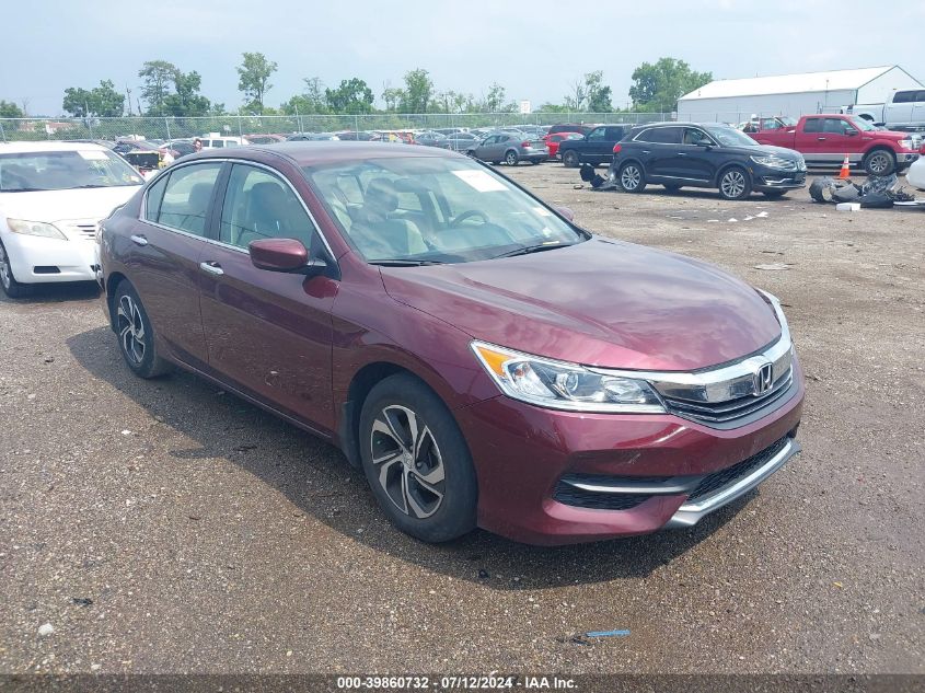 2017 HONDA ACCORD LX