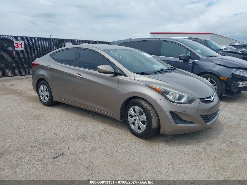 2016 HYUNDAI ELANTRA SE