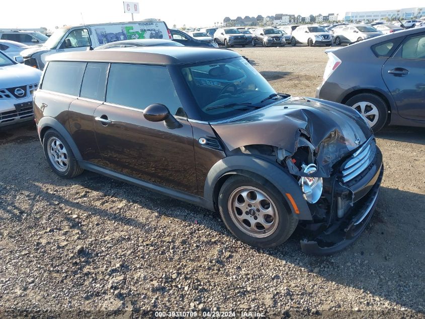 2012 MINI COOPER CLUBMAN